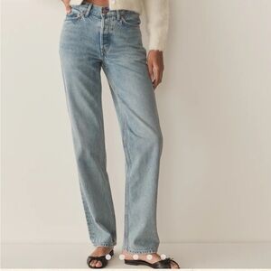 Doen Classic Blue Straight Leg Jeans